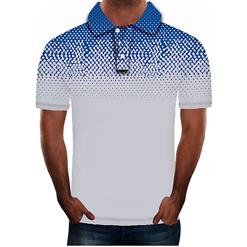 Men's Golf Shirt Tennis Shirt Graphic 3D Plus Size Short Sleeve Daily Slim Tops Streetwear Exaggerated Shirt Collar Blue
Men's Golf Shirt Tennis Shirt Graphic 3D Plus Size Short Sleeve Daily Slim Tops Streetwear Exaggerated Shirt Collar Blue