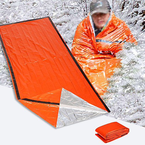 Emergency Blanket Emergency Sleeping Bag Outdoor Camping Envelope / Rectangular Bag for Adults Single Synthetic Thermal Warm Radiation Protection Heat Retaining Heat-Insulated 21391 cm All Seasons
Emergency Blanket Emergency Sleeping Bag Outdoor Camping Envelope / Rectangular Bag for Adults Single Synthetic Thermal Warm Radiation Protection Heat Retaining Heat-Insulated 21391 cm All Seasons