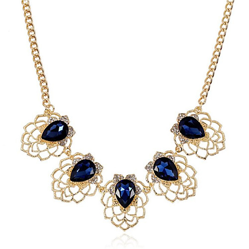 Women's Pendant Necklace Classic Flower Fashion Gold Plated Imitation Diamond Gold Black 455 cm Necklace Jewelry 1pc For Party Evening Festival
Women's Pendant Necklace Classic Flower Fashion Gold Plated Imitation Diamond Gold Black 455 cm Necklace Jewelry 1pc For Party Evening Festival