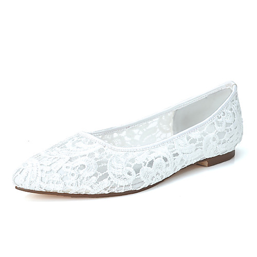 Women's Wedding Shoes Flat Heel Pointed Toe Wedding Flats Minimalism Wedding Party & Evening Lace Floral White Pink Ivory
Women's Wedding Shoes Flat Heel Pointed Toe Wedding Flats Minimalism Wedding Party & Evening Lace Floral White Pink Ivory