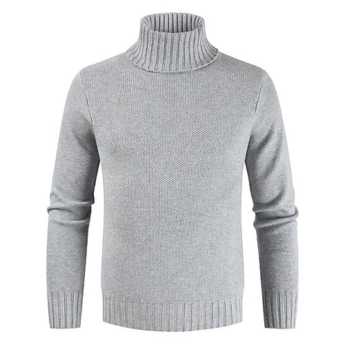 Men's Solid Colored Pullover Long Sleeve Sweater Cardigans Turtleneck Winter White Black Camel
Men's Solid Colored Pullover Long Sleeve Sweater Cardigans Turtleneck Winter White Black Camel