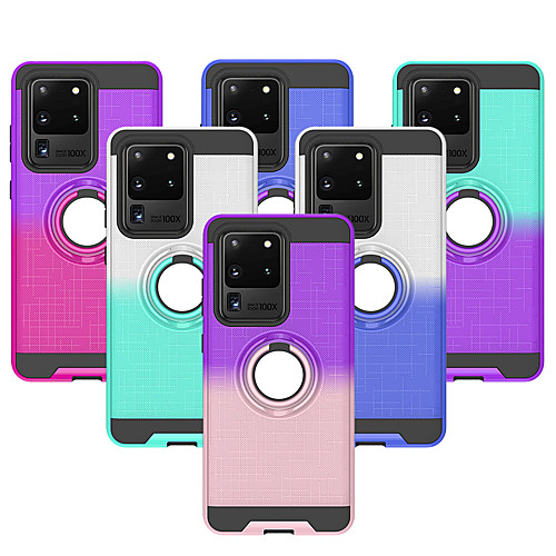 Case For Samsung Galaxy S20/S20 plus/A71/A51/S9 / S9 Plus / Galaxy S10 Dustproof / Ring Holder / Ultra-thin Back Cover Color Gradient TPU / PC
Case For Samsung Galaxy S20/S20 plus/A71/A51/S9 / S9 Plus / Galaxy S10 Dustproof / Ring Holder / Ultra-thin Back Cover Color Gradient TPU / PC