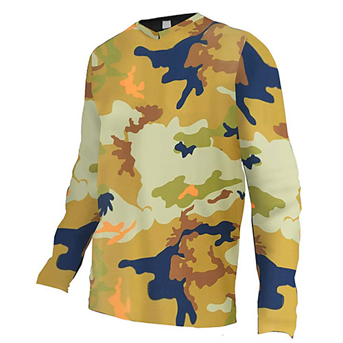 21Grams Men's Long Sleeve Cycling Jersey Downhill Jersey Dirt Bike Jersey Summer Spandex Polyester Camouflage Solid Color Camo / Camouflage Bike Jersey Top Mountain Bike MTB Road Bike Cycling UV
21Grams Men's Long Sleeve Cycling Jersey Downhill Jersey Dirt Bike Jersey Summer Spandex Polyester Camouflage Solid Color Camo / Camouflage Bike Jersey Top Mountain Bike MTB Road Bike Cycling UV