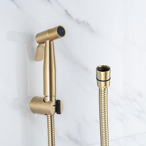 Bidet Toilet Sprayer Set-Handheld Bidet Sprayer Kit-Bathroom Hand Shower for Muslim Self Cleaning-Premium Stainless Steel Baby Cloth Diaper Sprayer Combo in Washroom Gold
Bidet Toilet Sprayer Set-Handheld Bidet Sprayer Kit-Bathroom Hand Shower for Muslim Self Cleaning-Premium Stainless Steel Baby Cloth Diaper Sprayer Combo in Washroom Gold