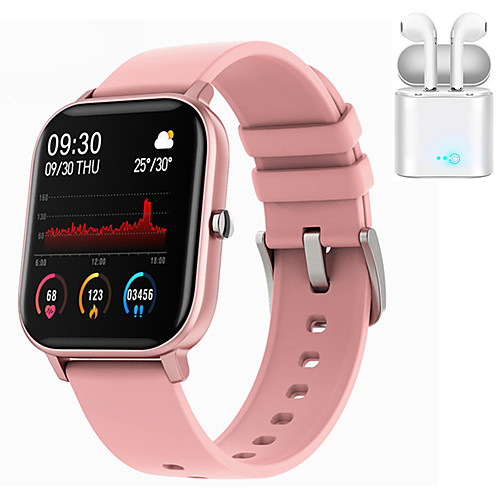 JSBP P8FP Women Smart Bracelet Smartwatch BT Fitness Equipment Monitor Waterproof with TWS Bluetooth Wireless Headphones Music Headphones for Android Samsung/Huawei/Xiaomi iOS Mobile Phone
JSBP P8FP Women Smart Bracelet Smartwatch BT Fitness Equipment Monitor Waterproof with TWS Bluetooth Wireless Headphones Music Headphones for Android Samsung/Huawei/Xiaomi iOS Mobile Phone