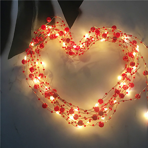 5m String Lights 50 LEDs Warm White Valentine's Day Christmas Decorative Holiday AA Batteries Powered
5m String Lights 50 LEDs Warm White Valentine's Day Christmas Decorative Holiday AA Batteries Powered