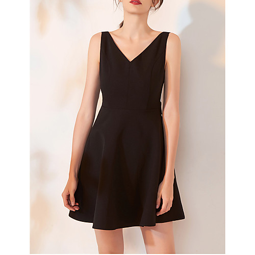 A-Line Hot Homecoming Cocktail Party Dress V Neck Sleeveless Short / Mini Spandex with Bow(s) Pleats 2021
A-Line Hot Homecoming Cocktail Party Dress V Neck Sleeveless Short / Mini Spandex with Bow(s) Pleats 2021
