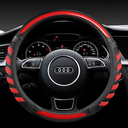 Audi Q5 Q7 A4 A6 A8 fashion Car Steering Wheel Covers PU Leather 38cm Breathable Anti Slip For universal Four Seasons Auto Accessories
Audi Q5 Q7 A4 A6 A8 fashion Car Steering Wheel Covers PU Leather 38cm Breathable Anti Slip For universal Four Seasons Auto Accessories