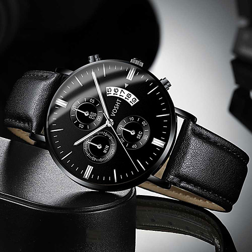 Men's Steel Band Watches Quartz Modern Style PU Leather Black / Brown 30 m Calendar / date / day Casual Watch Analog Casual Elegant - Black / Silver BlackGrey Brown One Year Battery Life
Men's Steel Band Watches Quartz Modern Style PU Leather Black / Brown 30 m Calendar / date / day Casual Watch Analog Casual Elegant - Black / Silver BlackGrey Brown One Year Battery Life