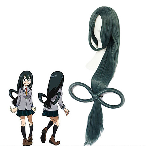 My Hero Academia Boko No Hero Asui Tsuyu Cosplay Wigs Women's Asymmetrical 40 inch Heat Resistant Fiber Plaited Green Adults' Anime Wig
My Hero Academia Boko No Hero Asui Tsuyu Cosplay Wigs Women's Asymmetrical 40 inch Heat Resistant Fiber Plaited Green Adults' Anime Wig