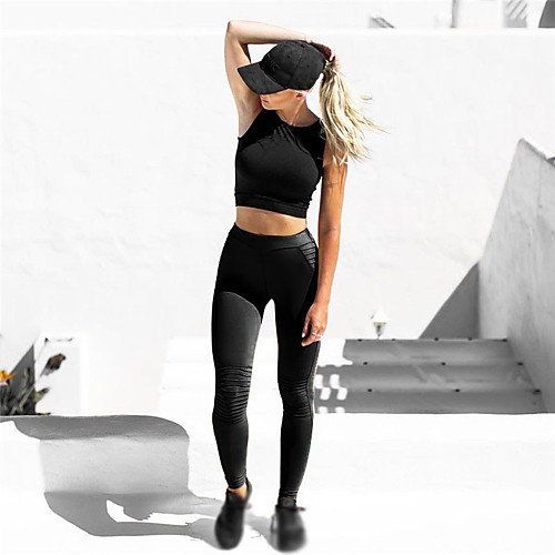 Women's Running Tights Leggings Compression Pants Sports & Outdoor Pants / Trousers Base Layer Leggings Stylish Patchwork Elastane Fitness Running Jogging Training Tummy Control Butt Lift Moisture
Women's Running Tights Leggings Compression Pants Sports & Outdoor Pants / Trousers Base Layer Leggings Stylish Patchwork Elastane Fitness Running Jogging Training Tummy Control Butt Lift Moisture