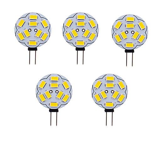5pcs 1 W LED Bi-pin Lights 180 lm G4 T 9 LED Beads SMD 5730 Warm White Cold White
5pcs 1 W LED Bi-pin Lights 180 lm G4 T 9 LED Beads SMD 5730 Warm White Cold White