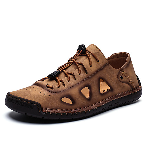 Men's Fall / Spring & Summer Daily Outdoor Sneakers Walking Shoes Microfiber Breathable Wear Proof Black / Khaki / Gold
Men's Fall / Spring & Summer Daily Outdoor Sneakers Walking Shoes Microfiber Breathable Wear Proof Black / Khaki / Gold