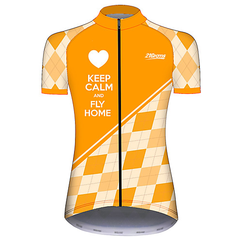 21Grams Women's Short Sleeve Cycling Jersey Summer Spandex Polyester OrangeWhite Plaid Checkered Heart Solid Color Bike Jersey Top Mountain Bike MTB Road Bike Cycling UV Resistant Quick Dry
21Grams Women's Short Sleeve Cycling Jersey Summer Spandex Polyester OrangeWhite Plaid Checkered Heart Solid Color Bike Jersey Top Mountain Bike MTB Road Bike Cycling UV Resistant Quick Dry