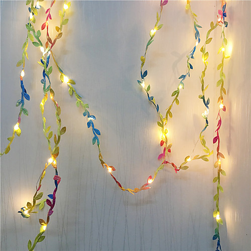 5M 50Leds Tiny Colorful Leaves Fairy Garland Light Led Copper Wire Flexible String Lights For Wedding Forest Table Christmas Home Party Decoration Warm White Lighting AA Battery Power
5M 50Leds Tiny Colorful Leaves Fairy Garland Light Led Copper Wire Flexible String Lights For Wedding Forest Table Christmas Home Party Decoration Warm White Lighting AA Battery Power