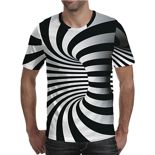 Men's T shirt Shirt Graphic Geometric 3D Plus Size Pleated Print Short Sleeve Daily Tops Streetwear Exaggerated Round Neck Rainbow
Men's T shirt Shirt Graphic Geometric 3D Plus Size Pleated Print Short Sleeve Daily Tops Streetwear Exaggerated Round Neck Rainbow