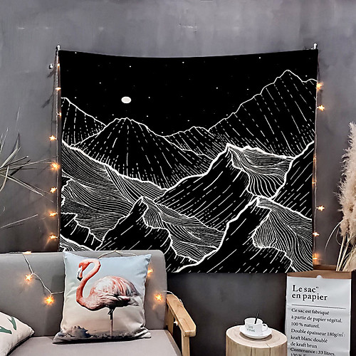 Wall Tapestry Art Decor Blanket Curtain Picnic Tablecloth Hanging Home Bedroom Living Room Dorm Decoration Black and White Mountain Galaxy Star Moon
Wall Tapestry Art Decor Blanket Curtain Picnic Tablecloth Hanging Home Bedroom Living Room Dorm Decoration Black and White Mountain Galaxy Star Moon