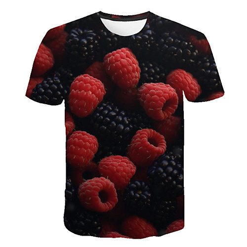 Men's T shirt Color Block 3D Fruit Plus Size Print Short Sleeve Daily Tops Basic Exaggerated Rainbow
Men's T shirt Color Block 3D Fruit Plus Size Print Short Sleeve Daily Tops Basic Exaggerated Rainbow