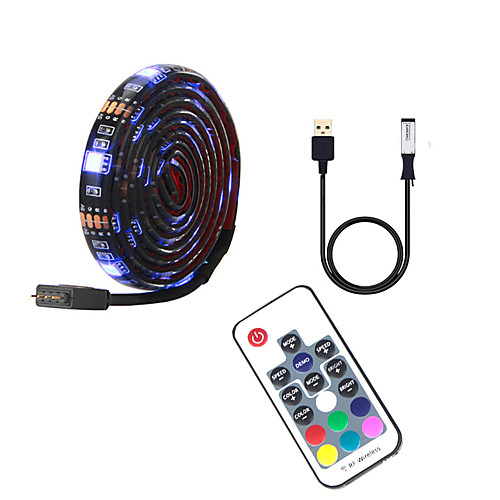 4m Flexible LED Light Strips RGB Tiktok Lights TV Background Lights 120 LEDs SMD5050 10mm 1 17Keys Remote Controller 1 set Multi Color Waterproof USB Self-adhesive 5 V
4m Flexible LED Light Strips RGB Tiktok Lights TV Background Lights 120 LEDs SMD5050 10mm 1 17Keys Remote Controller 1 set Multi Color Waterproof USB Self-adhesive 5 V