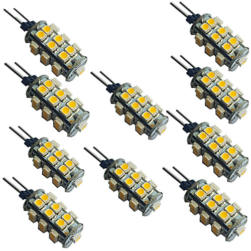 10pcs 1.5 W LED Bi-pin Lights 120 lm G4 25 LED Beads SMD 3528 Decorative Warm White White 12 V
10pcs 1.5 W LED Bi-pin Lights 120 lm G4 25 LED Beads SMD 3528 Decorative Warm White White 12 V