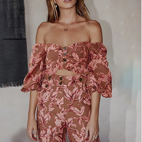Two Piece Boho Floral Holiday Prom Dress Off Shoulder Long Sleeve Floor Length Spandex with Pattern / Print 2020 / Puff / Balloon Sleeve
Two Piece Boho Floral Holiday Prom Dress Off Shoulder Long Sleeve Floor Length Spandex with Pattern / Print 2020 / Puff / Balloon Sleeve