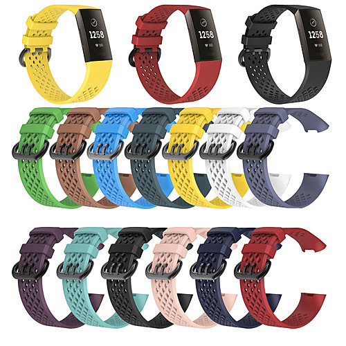 Watch Band for Fitbit Charge 3 / Fitbit Charge 4 Fitbit Sport Band / Classic Buckle Silicone Wrist Strap
Watch Band for Fitbit Charge 3 / Fitbit Charge 4 Fitbit Sport Band / Classic Buckle Silicone Wrist Strap