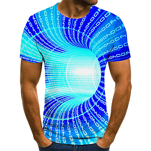 Men's T shirt Shirt Color Block Geometric 3D Plus Size Print Short Sleeve Holiday Tops Streetwear Exaggerated Round Neck Blue Green Royal Blue
Men's T shirt Shirt Color Block Geometric 3D Plus Size Print Short Sleeve Holiday Tops Streetwear Exaggerated Round Neck Blue Green Royal Blue
