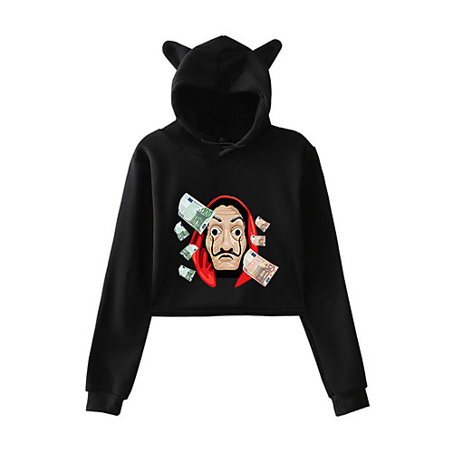 Inspired by la casa de papel Dali Cosplay Costume Hoodie Pure Cotton Print Printing Hoodie For Women's
Inspired by la casa de papel Dali Cosplay Costume Hoodie Pure Cotton Print Printing Hoodie For Women's
