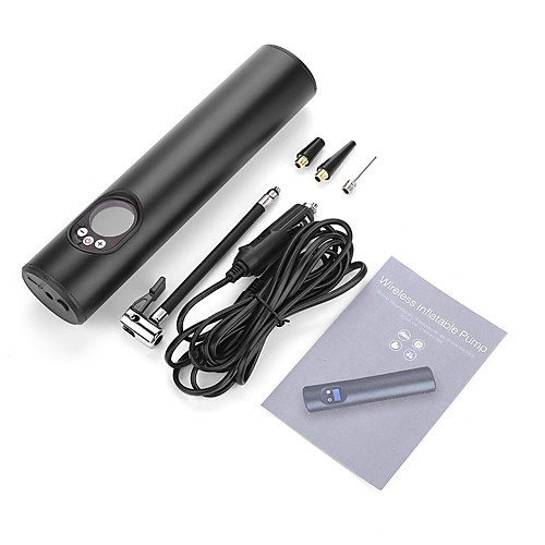 Multi-Purpose Portable Compressor Pump Stop When Full LED Light LCD Digital 12V Automotive Mini Air Inflator Air Pump
Multi-Purpose Portable Compressor Pump Stop When Full LED Light LCD Digital 12V Automotive Mini Air Inflator Air Pump