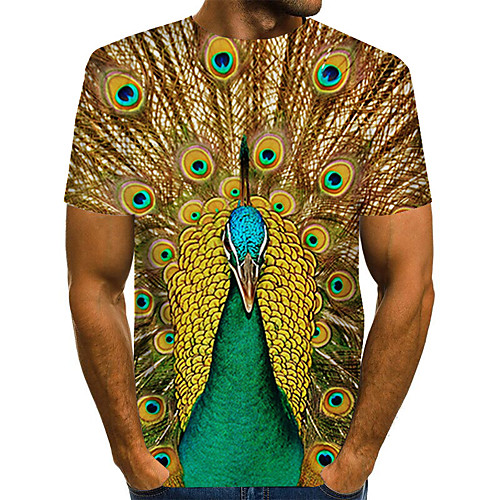 Men's T shirt Color Block Abstract 3D Plus Size Print Short Sleeve Daily Tops Streetwear Exaggerated Green
Men's T shirt Color Block Abstract 3D Plus Size Print Short Sleeve Daily Tops Streetwear Exaggerated Green