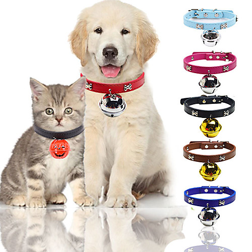 Dog Cat Collar Trainer Walking With Bell For Dog / Cat Anti Lost Solid Colored Bone PU Leather / Polyurethane Leather Husky Golden Retriever Dalmatian Japanese Spitz Corgi Beagle Red Fuchsia
Dog Cat Collar Trainer Walking With Bell For Dog / Cat Anti Lost Solid Colored Bone PU Leather / Polyurethane Leather Husky Golden Retriever Dalmatian Japanese Spitz Corgi Beagle Red Fuchsia