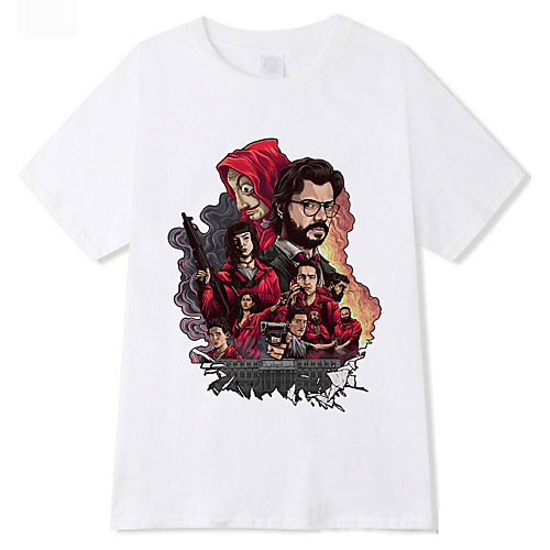 Inspired by la casa de papel Dali Cosplay Costume T-shirt Pure Cotton Print Printing T-shirt For Men's / Women's
Inspired by la casa de papel Dali Cosplay Costume T-shirt Pure Cotton Print Printing T-shirt For Men's / Women's