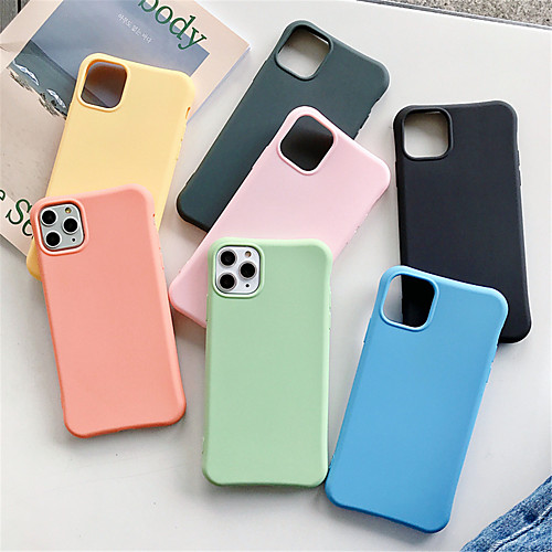 Case For Apple iPhone 11 11 Pro 11 Pro Max Four corners drop-resistant solid color TPU material Glossy Little Waist scratch proof phone case
Case For Apple iPhone 11 11 Pro 11 Pro Max Four corners drop-resistant solid color TPU material Glossy Little Waist scratch proof phone case