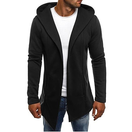 Men's Fashion Keep Warm Sweaters Solid Colored Cardigan Cotton Long Sleeve Long Sweater Cardigans Hooded White Black Light gray
Men's Fashion Keep Warm Sweaters Solid Colored Cardigan Cotton Long Sleeve Long Sweater Cardigans Hooded White Black Light gray