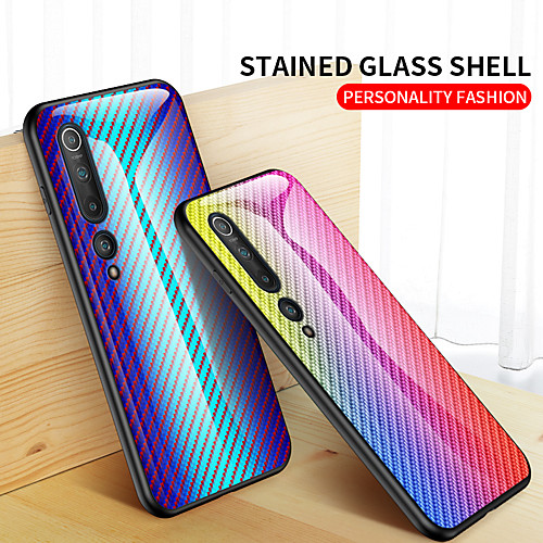 Gradient Carbon Fiber Phone Case For Xiaomi Mi 10 Mi 9T Mi CC9 Pro Mi Note 10 Mi 9 SE Mi 9 Lite Mi CC9e Shockproof Tempered Glass Back Cover Soft TPU Edge Protection
Gradient Carbon Fiber Phone Case For Xiaomi Mi 10 Mi 9T Mi CC9 Pro Mi Note 10 Mi 9 SE Mi 9 Lite Mi CC9e Shockproof Tempered Glass Back Cover Soft TPU Edge Protection