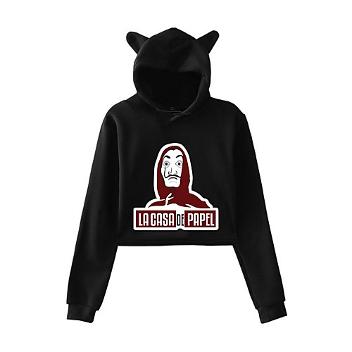 Inspired by la casa de papel Dali Cosplay Costume Hoodie Pure Cotton Print Printing Hoodie For Women's
Inspired by la casa de papel Dali Cosplay Costume Hoodie Pure Cotton Print Printing Hoodie For Women's