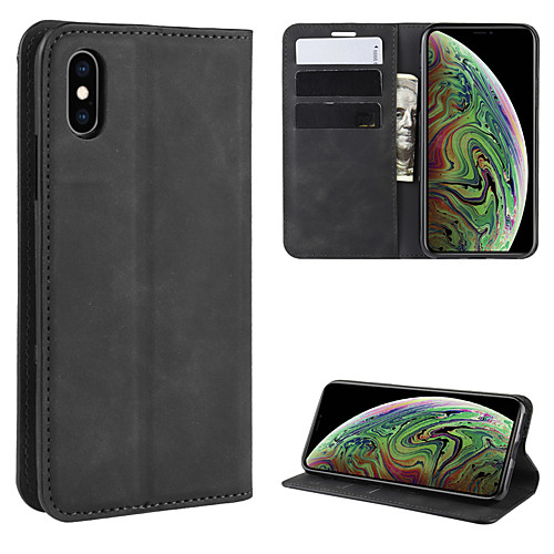 For iphone XS Max Retro-skin Business Magnetic Suction Leather Case with Holder & Card Slots & Wallet
For iphone XS Max Retro-skin Business Magnetic Suction Leather Case with Holder & Card Slots & Wallet