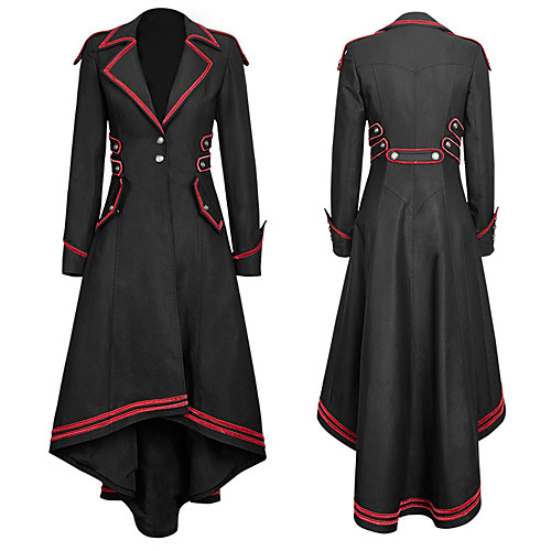 Plague Doctor Vintage Punk & Gothic Steampunk 17th Century Winter Coat Masquerade Tuxedo Trench Coat Women's Costume Black Vintage Cosplay Party Halloween Long Sleeve
Plague Doctor Vintage Punk & Gothic Steampunk 17th Century Winter Coat Masquerade Tuxedo Trench Coat Women's Costume Black Vintage Cosplay Party Halloween Long Sleeve