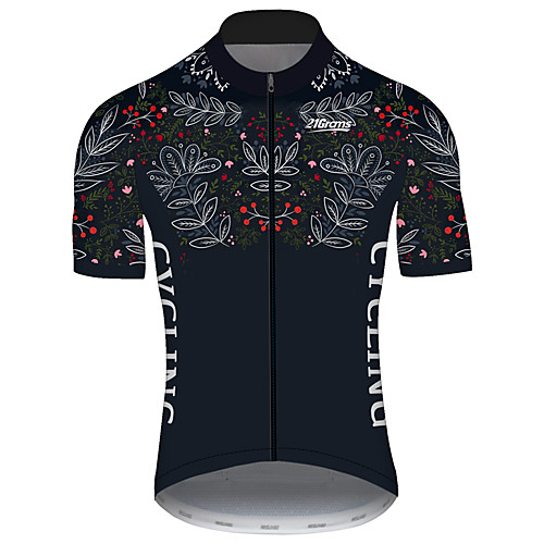 21Grams Men's Short Sleeve Cycling Jersey Summer BlackWhite Leaf Floral Botanical Bike Jersey Top Mountain Bike MTB Road Bike Cycling UV Resistant Quick Dry Breathable Sports Clothing Apparel
21Grams Men's Short Sleeve Cycling Jersey Summer BlackWhite Leaf Floral Botanical Bike Jersey Top Mountain Bike MTB Road Bike Cycling UV Resistant Quick Dry Breathable Sports Clothing Apparel