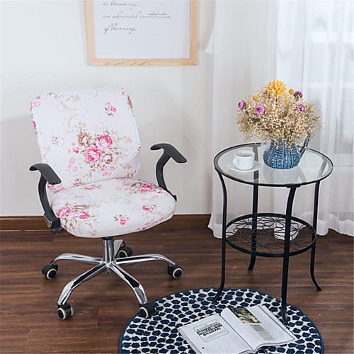 Pink Floral Print Computer Office Chair Cover Split Protective Stretchable Cloth Polyester Universal Desk Task Chair Chair Covers Stretch Thicken Rotating Chair Slipcover
Pink Floral Print Computer Office Chair Cover Split Protective Stretchable Cloth Polyester Universal Desk Task Chair Chair Covers Stretch Thicken Rotating Chair Slipcover