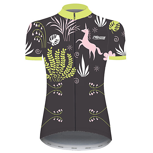 21Grams Women's Short Sleeve Cycling Jersey Summer Forest Green Unicorn Floral Botanical Animal Bike Jersey Top Mountain Bike MTB Road Bike Cycling UV Resistant Quick Dry Breathable Sports Clothing
21Grams Women's Short Sleeve Cycling Jersey Summer Forest Green Unicorn Floral Botanical Animal Bike Jersey Top Mountain Bike MTB Road Bike Cycling UV Resistant Quick Dry Breathable Sports Clothing