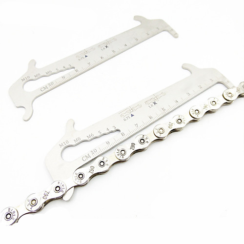 Chain Checker Tool Multifunctional For Road Bike Mountain Bike MTB Cycling Bicycle Stainless steel Silver
Chain Checker Tool Multifunctional For Road Bike Mountain Bike MTB Cycling Bicycle Stainless steel Silver