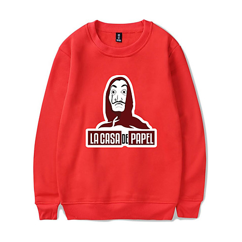 Inspired by la casa de papel Dali Cosplay Costume Hoodie Pure Cotton Print Printing Hoodie For Men's / Women's 
Inspired by la casa de papel Dali Cosplay Costume Hoodie Pure Cotton Print Printing Hoodie For Men's / Women's