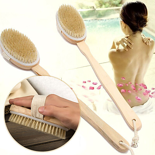Back Scrubber Shower Bath Brush Body Brush Ultra-Soft Bristle for Glowing Skin Removes Dead Skin Helps Cellulite Blood Circulation and Exfoliation 1pc
Back Scrubber Shower Bath Brush Body Brush Ultra-Soft Bristle for Glowing Skin Removes Dead Skin Helps Cellulite Blood Circulation and Exfoliation 1pc