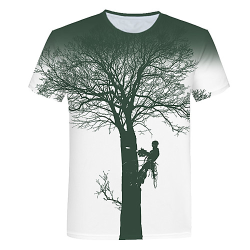 Men's T shirt Shirt Geometric 3D Plus Size Print Short Sleeve Daily Tops Basic Streetwear Round Neck White
Men's T shirt Shirt Geometric 3D Plus Size Print Short Sleeve Daily Tops Basic Streetwear Round Neck White