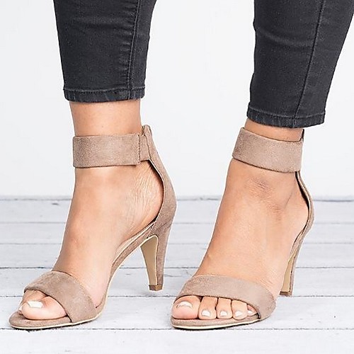 Women's Sandals Stiletto Heel Round Toe Daily Suede Solid Colored Wine Black Red
Women's Sandals Stiletto Heel Round Toe Daily Suede Solid Colored Wine Black Red
