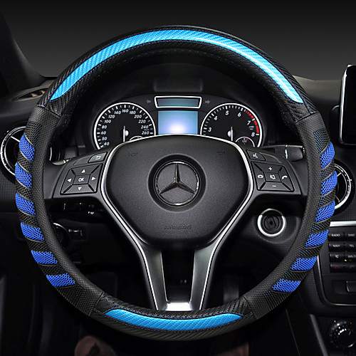 fashion Car Steering Wheel Covers Leather 38cm Breathable Anti Slip For benz Four Seasons Auto Accessories
fashion Car Steering Wheel Covers Leather 38cm Breathable Anti Slip For benz Four Seasons Auto Accessories