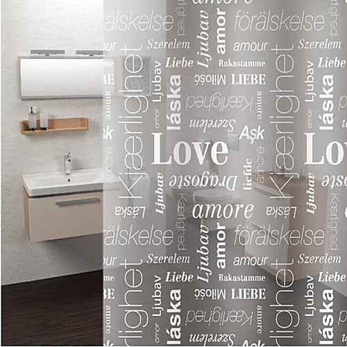 PEVA Antibacterial Letter Pattern Thickened Waterproof Translucent Shower Curtain with Hooks
PEVA Antibacterial Letter Pattern Thickened Waterproof Translucent Shower Curtain with Hooks