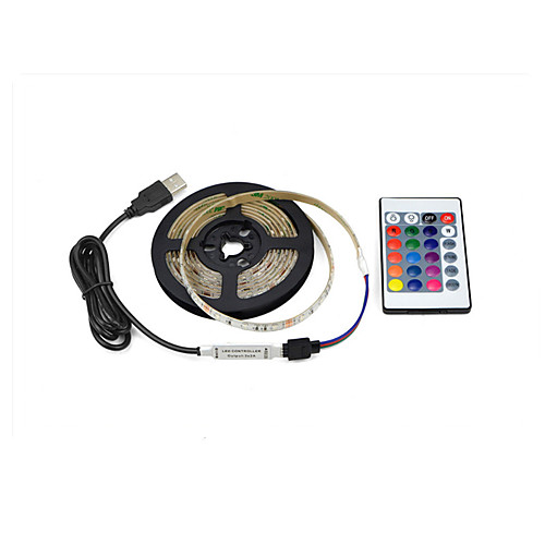 1m LED Light Strips RGB Tiktok Lights Remote Controls 30 LEDs 2835 SMD 5mm 24Keys Remote Controller 1 set Halloween Christmas Decorative Self-adhesive TV Background USB Powered
1m LED Light Strips RGB Tiktok Lights Remote Controls 30 LEDs 2835 SMD 5mm 24Keys Remote Controller 1 set Halloween Christmas Decorative Self-adhesive TV Background USB Powered