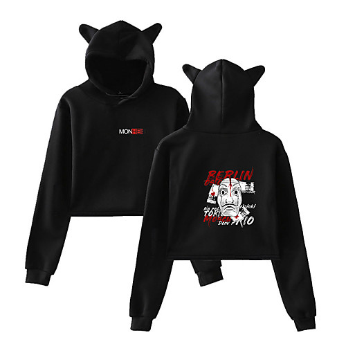 Inspired by la casa de papel Dali Cosplay Costume Hoodie Pure Cotton Print Printing Hoodie For Women's
Inspired by la casa de papel Dali Cosplay Costume Hoodie Pure Cotton Print Printing Hoodie For Women's